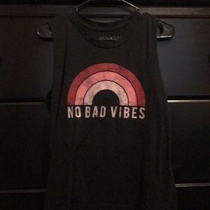 “No Bad Vibes” tank